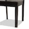 Baxton Studio Kaila Modern and Contemporary Dark Brown Finished Wood 5-Piece Dining Set 179-11385-10900-Zoro - alternate 8